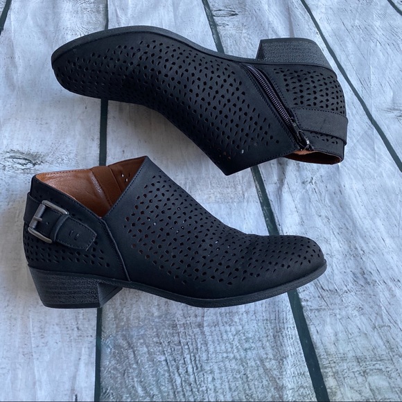 Indigo Rd Cutout Design Black Bootie Women’s 7.5 - Picture 3 of 13